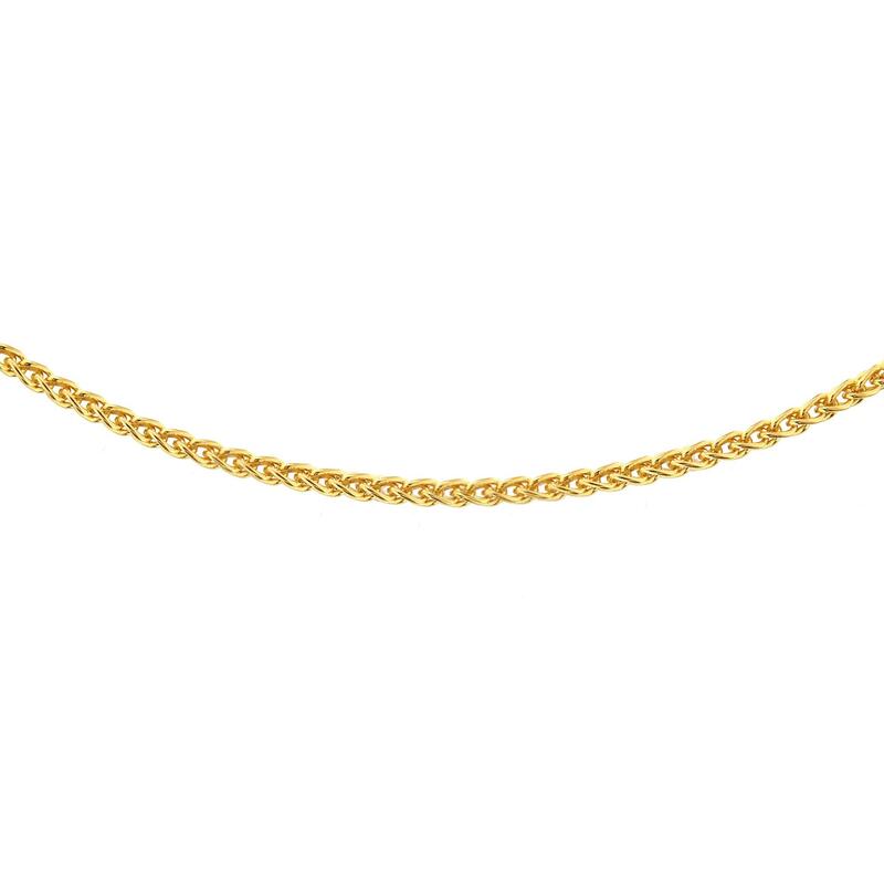 ビー ユー レディース アクセサリー ネックレス・チョーカー Be You Sterling Silver Gold Plated Spiga Chain Gold ゴールド
