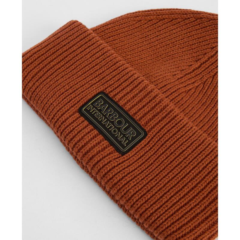 バブアー メンズ アクセサリー 帽子 Barbour International Flex Beanie Dark Ginger