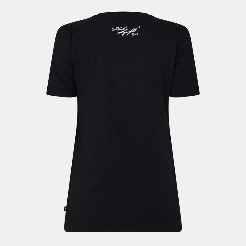 カール ラガーフェルド レディース トップス Tシャツ レギュラーフィット Karlagerfeld Women's Regular Fit-Shirt Black ブラック
