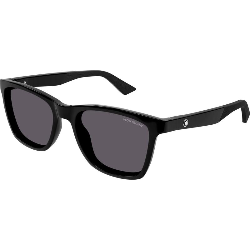 モンブラン メンズ アクセサリー サングラス・アイウェア Montblanc Rectangular Sunglasses Black/Grey ブラック
