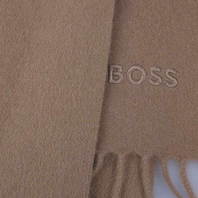 �ܥ� ��� ���������꡼ �ޥե顼�����ȡ��롦�������� Boss Cashmere Midweight Scarf Medium Beige �١�����