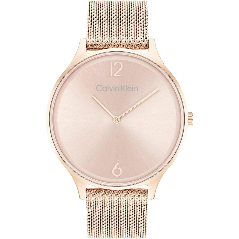 カルバンクライン レディース アクセサリー 腕時計 メッシュ Calvin Klein Ladies Calvin Klein Mesh Watch Carnation Gold ゴールド