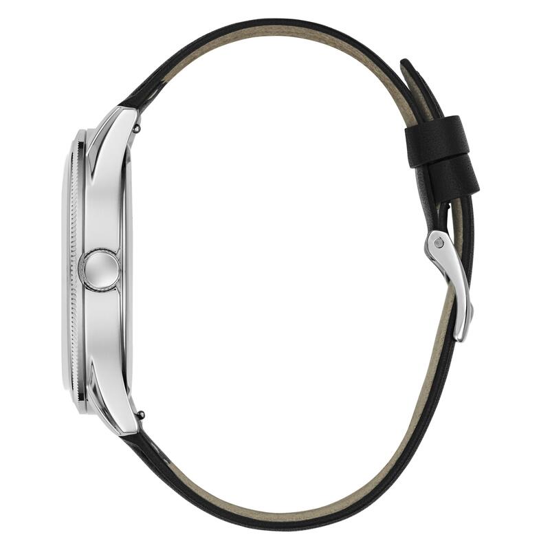 ゲス メンズ アクセサリー 腕時計 Guess Men's Analogue Quartz Watch Black/Silver ブラック