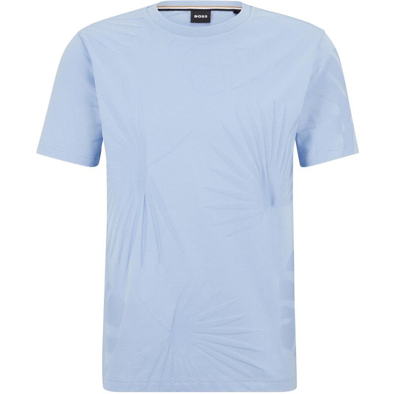 ボス メンズ トップス Tシャツ Boss Tiburt 394 10249099 01 Open Blue ブルー