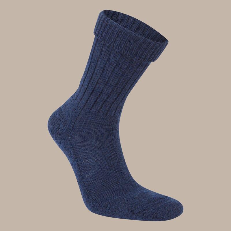 クラッグホッパーズ メンズ アンダーウェア 靴下 ウール Craghoppers Wool Hiker Socks Dknavy Marl マ..