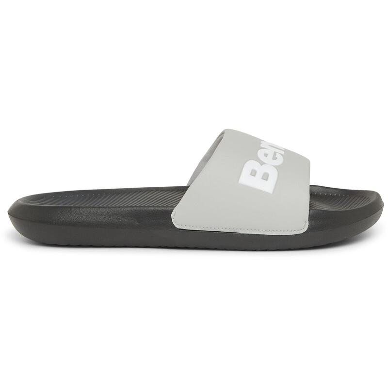 ベンチ メンズ シューズ サンダル Bench Cruise Slider Slipper Grey グレー