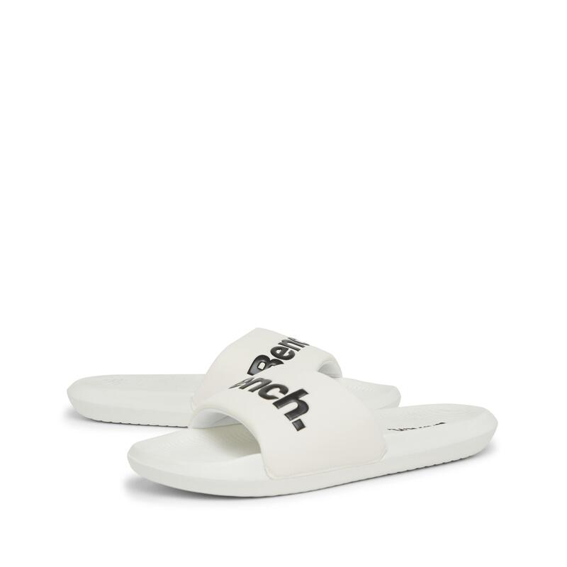 ベンチ メンズ シューズ サンダル Bench Cruise Slider Slipper White ホワイト