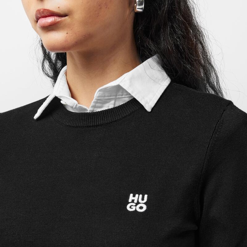 フューゴ レディース アウター ニット・セーター クルーネック Hugo Women'scallia Crew Neck Jumper B..