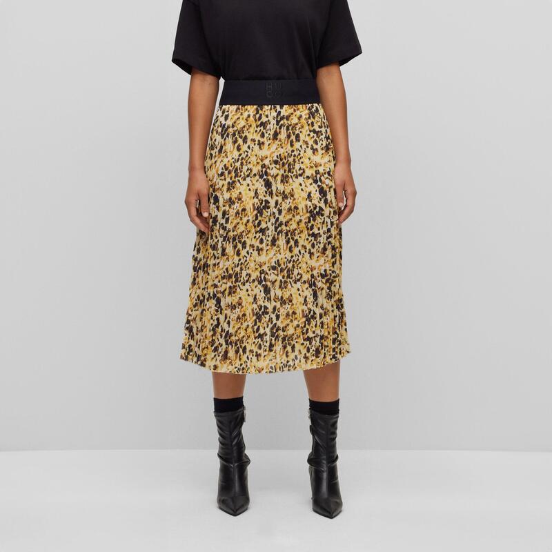 フューゴ レディース ボトムスカート ジャージー Hugo Women's Reguna Jersey Skirt Open Misc