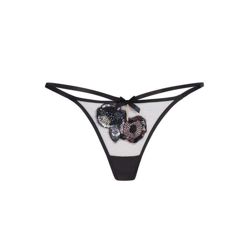 エージェントプロヴォケイター レディース アンダーウェア パンツ Agent Provocateur GIANA Thong Black/Petrol ブラック