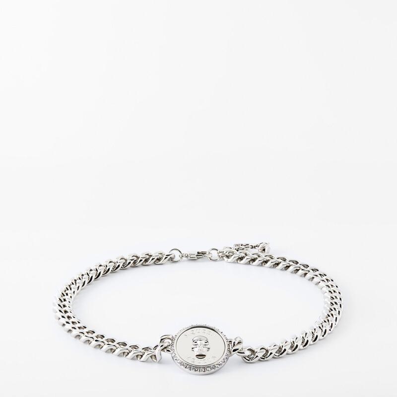 アレキサンダー・マックイーン メンズ アクセサリー ネックレス・チョーカー・ペンダントトップ レース Alexander McQueen Men's Alex Sovereign Choker Necklace Silver シルバー