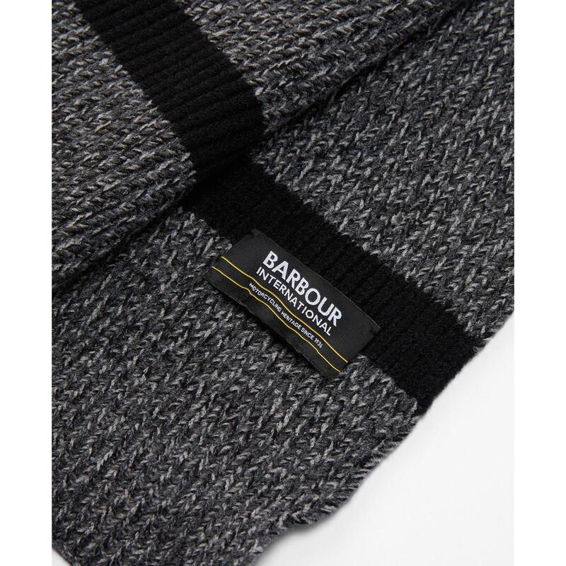 バブアー メンズ アクセサリー 帽子 Barbour International Boston Beanie & Scarf Gift Set Black/Gre..