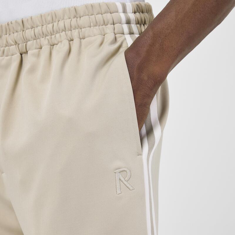 リプレゼント メンズ ボトムス カジュアルパンツ トラックパンツ Represent Men's Rep Stripe Track Pant Luxury Track Pants Light Grey グレー