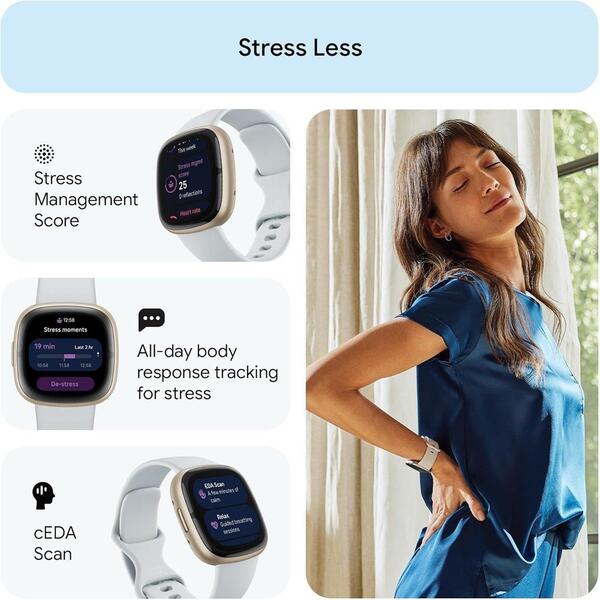 フィットビット レディース アクセサリー 腕時計 Fitbit 2 Health and Fitnessmartwatch with built-in GPS advanced health features up to 6 days batt Silver シルバー