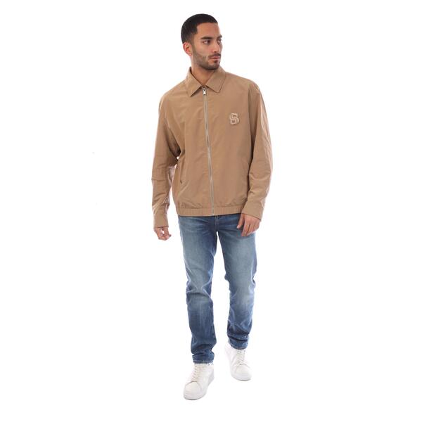 ボス メンズ アウター ジャケット・ブルゾン Boss Caligola 1 Jacket Beige ベージュ