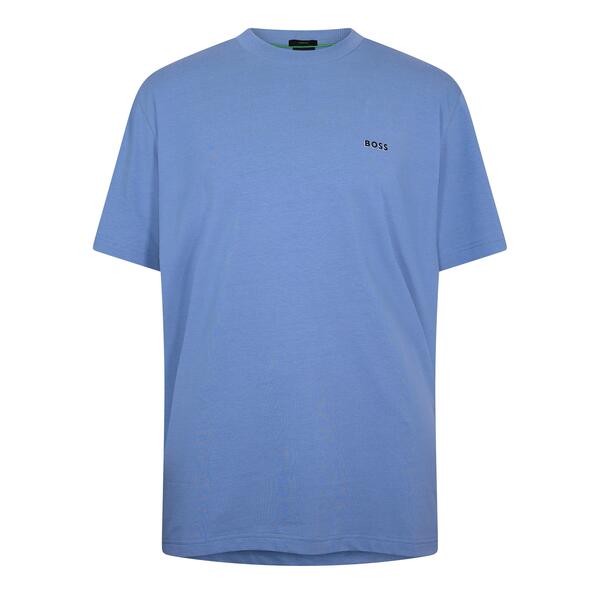 ボス メンズ トップス Tシャツ ロゴ Boss Men's Logo T-Shirt Logo Design Open Blue ブルー