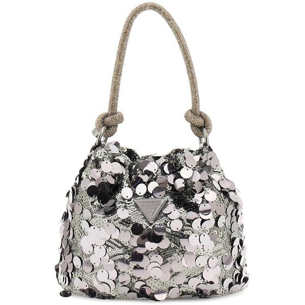 Guess - ゲス レディース バッグ Guess Women'shine Top Handle Bag Silver シルバー