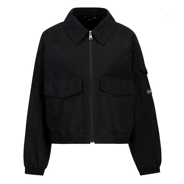バブアー レディース アウター ジャケット・ブルゾン Barbour International Womens Liya Showerproof Jacket Black ブラック