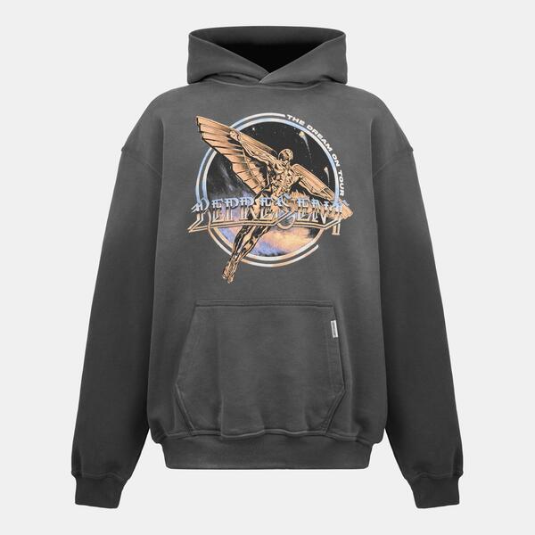 リプレゼント メンズ アウター パーカー・スウェット Represent Men's Golden Tour Pullover Hoodie Sun Fade Grey グレー