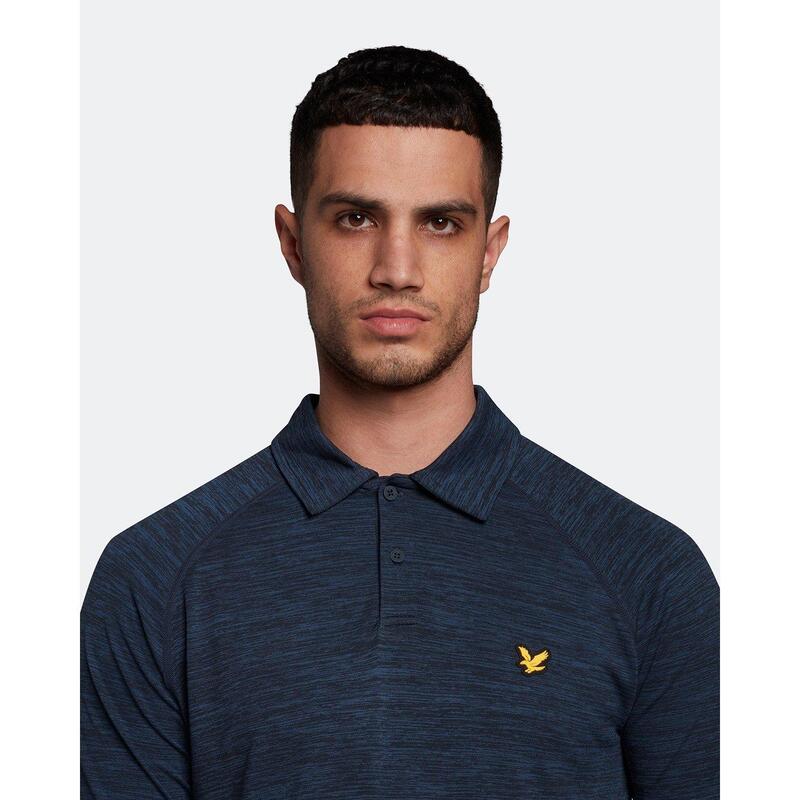 ライルアンドスコット メンズ トップス ポロシャツ Lyle and Scott Seamlesshort Sleeve Polo Shirt Dark Navy Marl マール