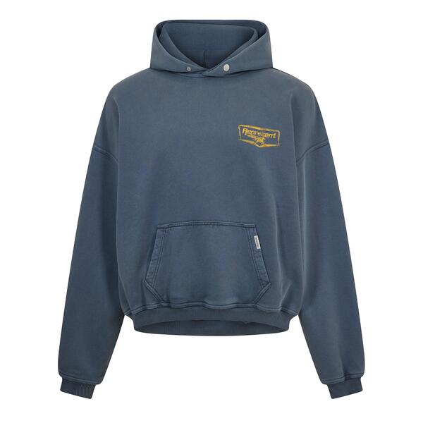 リプレゼント メンズ アウター パーカー・スウェット Represent Men's Overhead Hoodie Indigo インディゴ