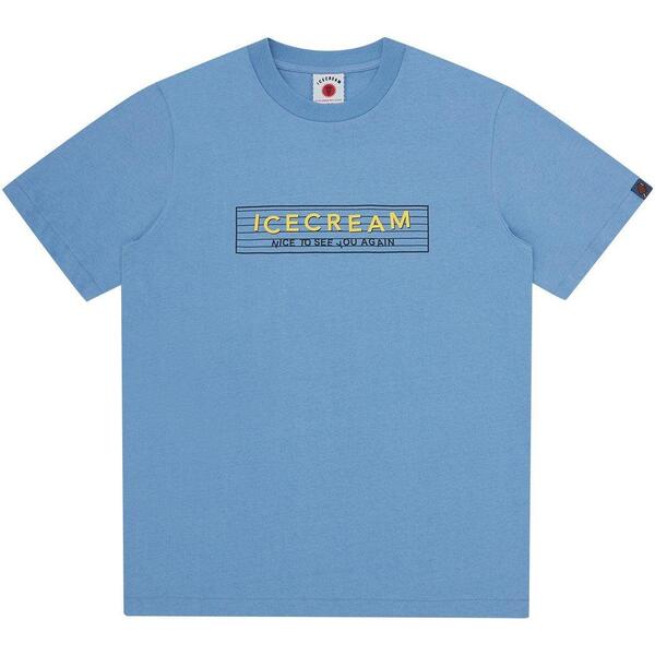 アイスクリーム メンズ トップス Tシャツ ICECREAMen's T-Shirt Light Blue ブルー