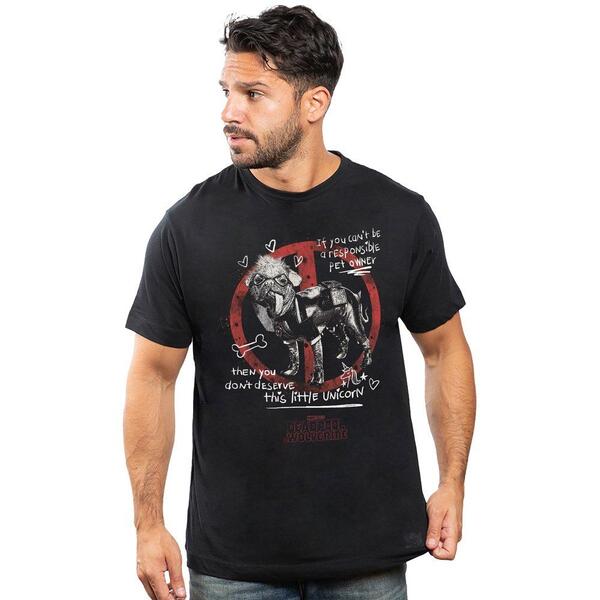 樂天商城 - マーベル レディース トップス Tシャツ Marvel UNICORN DOGPOOL Black ブラック