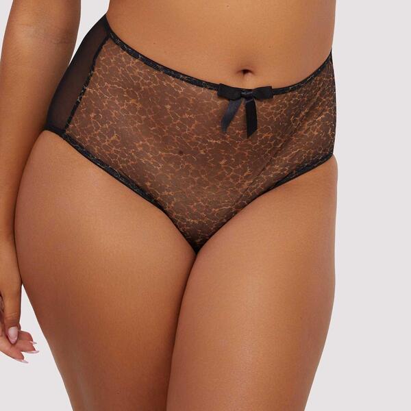 プレイフルプロミス レディース アンダーウェア パンツ ハイウエスト プリント Playful Promises Hazeleopard Print Classic High Waist Brief Leopard Print アニマル