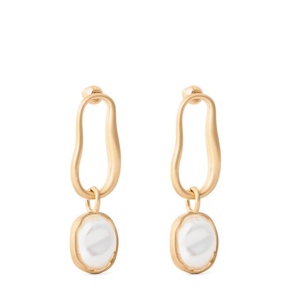 Cult Gaia Women's Accessories Earrings Cult Gaia Cult Vera Earring Ld54 Brushed Brass
