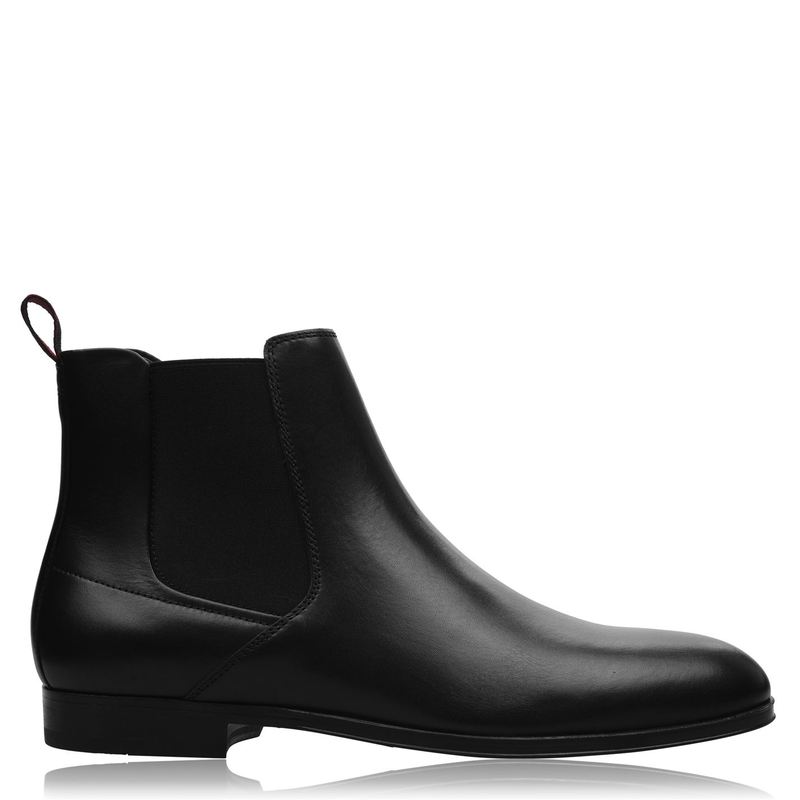 【送料無料】 フューゴ メンズ ブーツ・レインブーツ シューズ Boheme Leather Chelsea Boot Black 001