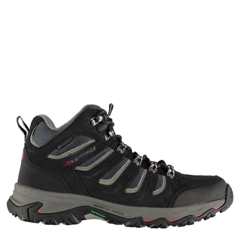 ����ޡ� ��� ���塼�� �֡��ġ��쥤��֡��� Karrimor Mount Mid Mens Walking Boots Black �֥�å�