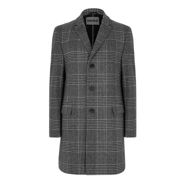 フューゴ メンズ アウター ジャケット・ブルゾン コート Hugo Migor23410252537 01 Overcoat Mens Medium Grey グレー