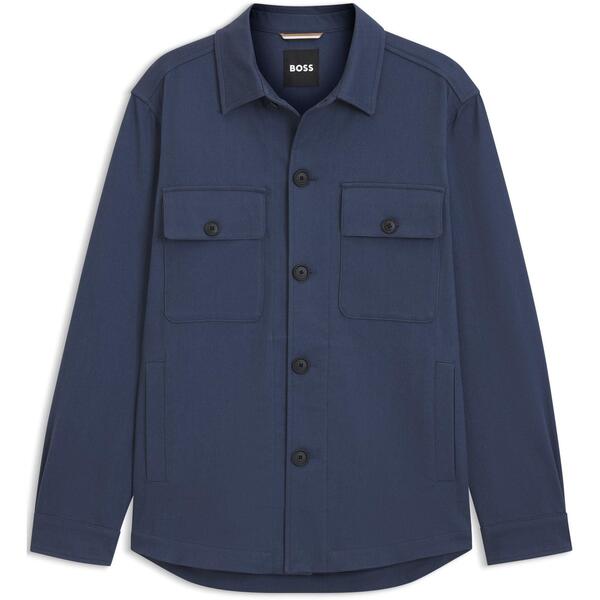 ボス メンズ アウター ジャケット・ブルゾン Boss C-Carper-Os-253f 10277468 01 Open Blue 468 ブルー