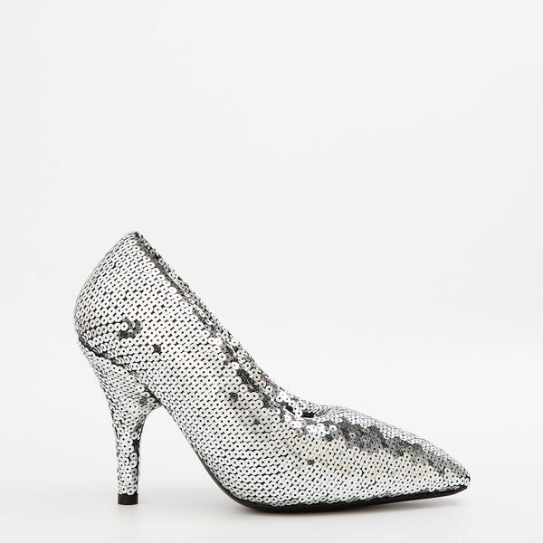 バレンシアガ レディース シューズ パンプス Balenciaga Women'stiletto Court Shoesilver シルバー