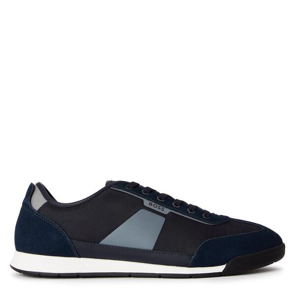 ボス メンズ シューズ スニーカー Boss Nitan Lowp Nymith 10271652 01 Low-Top Trainers Mens Open Blue ブルー