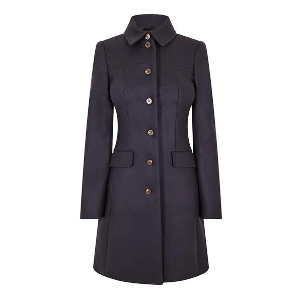 ボス レディース アウター ジャケット・ブルゾン コート Boss Women's Ciera101 Overcoat Open Blue ブルー