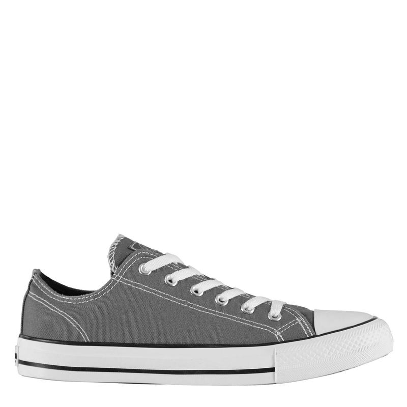  ソウルカル メンズ スニーカー シューズ Canvas Low Mens Trainers Grey