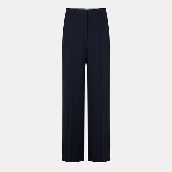 ボス レディース ボトムス カジュアルパンツ ストレート Boss Women's Tikela Straight Leg Trouserstraight Leg Design Open Blue ブルー