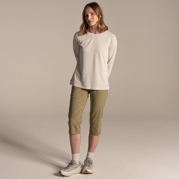 クラッグホッパーズ レディース ボトムス カジュアルパンツ クロップド Craghoppers Kiwi Pro III Cropped-Leg Trousers Cardamon