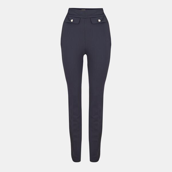 ボス レディース ボトムス カジュアルパンツ Boss Women's Tubeka Cigarette Trousers Blue ブルー