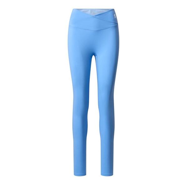 ジムキング レディース ボトムス レギンス コットン Gym Kingym King 365 Wrap Over Legging - Blue Cotton Blue Cotton ブルー