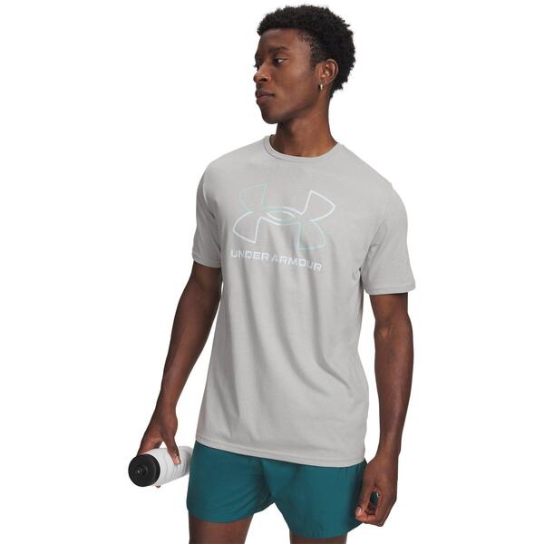 アンダーアーマー メンズ トップス Tシャツ Under Armour Foundation Short Sleeve Mens Titanium/Blue ブルー