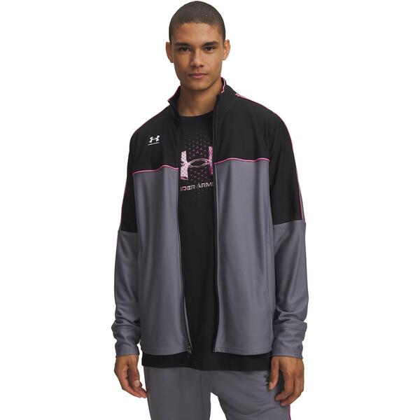 アンダーアーマー メンズ トップス シャツ トラックスーツ Under Armour Challenger Tracksuitop Mens Gray / Black ブラック