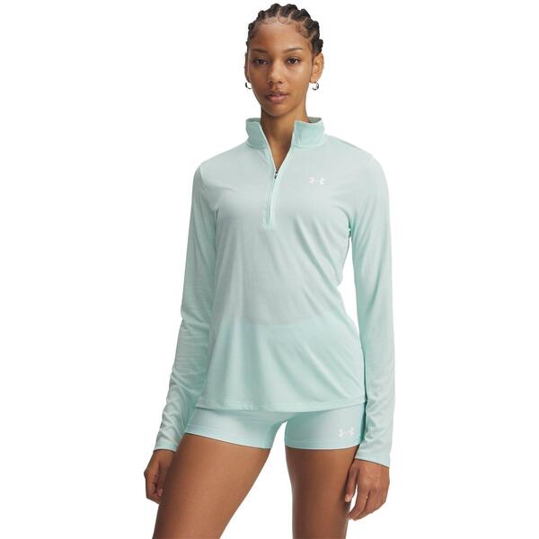 アンダーアーマー レディース アウター パーカー・スウェット ハーフジップ Under Armour Techalf Zip Top Womens Refresh Mint ミント