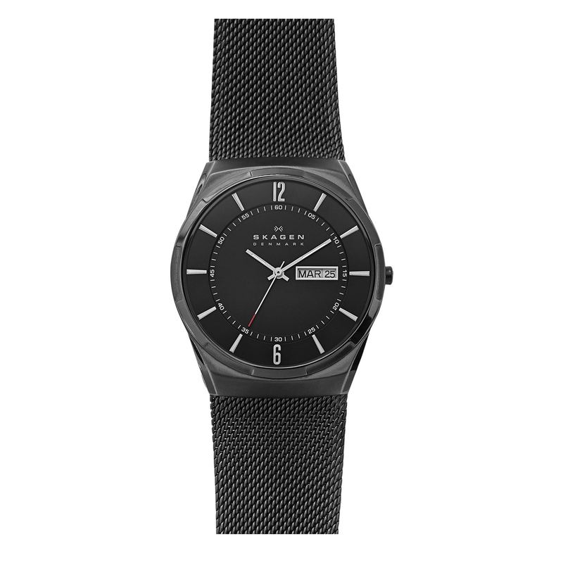 楽天ReVida 楽天市場店【送料無料】 スカーゲン メンズ 腕時計 アクセサリー Melbye Mesh Watch Black