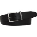 yz JoNC Y xg ANZT[ Calvin Klein Ad Belt 3.5cm Mens Black