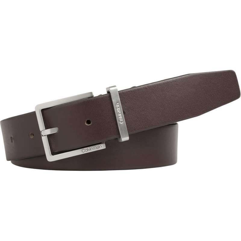 【送料無料】 カルバンクライン メンズ ベルト アクセサリー Calvin Klein Ad Belt 3.5cm Mens Turkish Coffee