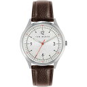 yz ebhx[J[ Y rv ANZT[ Ted Baker Manhattan Watch Mens Brown/Silver