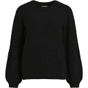 【送料無料】 オブジェクト レディース パーカー・スウェット アウター Long Sleeve Pullover Jumper Black