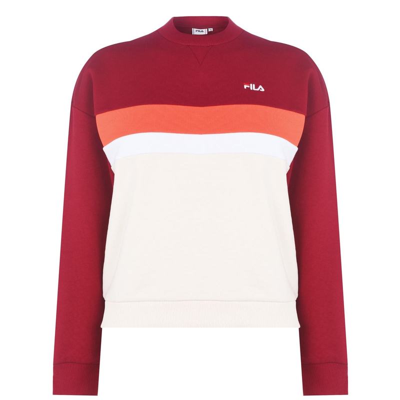 フィラ レディース パーカー・スウェット アウター Carissa Sweatshirt Ladies Red/Grey